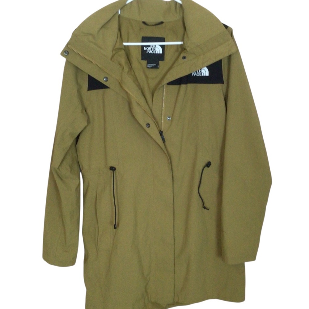 Women’s‎ THE NORTH FACE NYLON JACKET MOUNTAIN RAINTEX Size Medium Camel